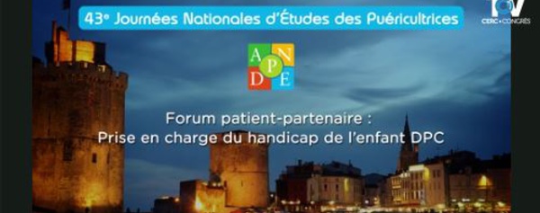 Forum patient partenaire - ANPDE La Rochelle 2018