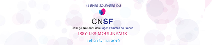 14èmes Journées du Collège National des Sages-Femmes de France à Issy-les-Moulineaux les 1 & 2 février 2016